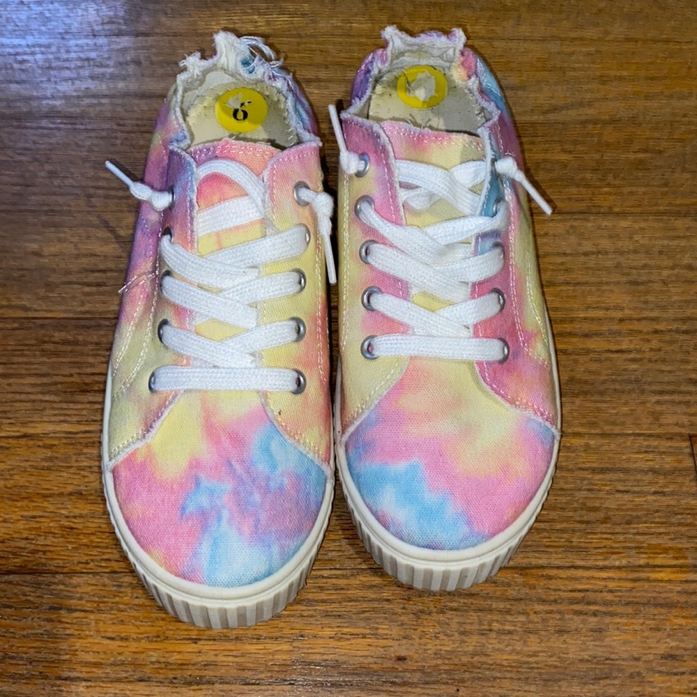 Tie dye sneakers